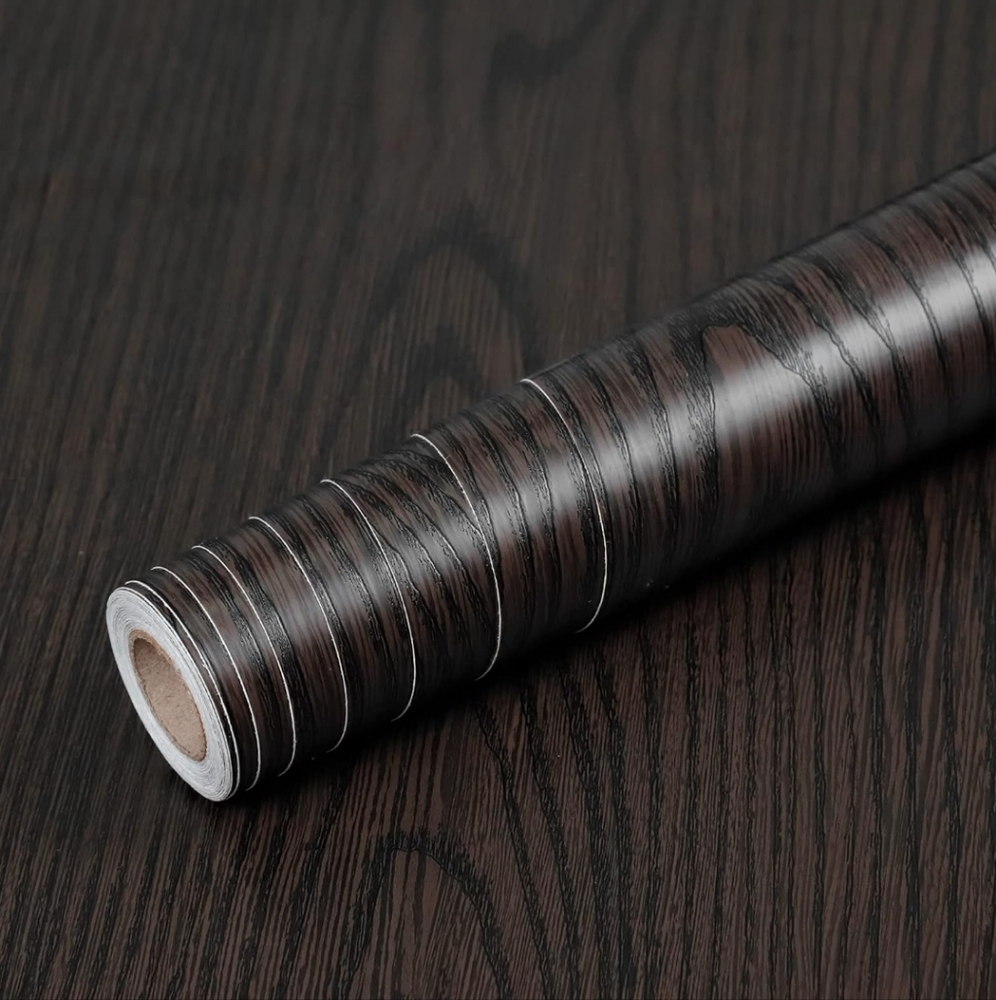 Homease Brown Black Wood Contact Paper 24 x 196 in